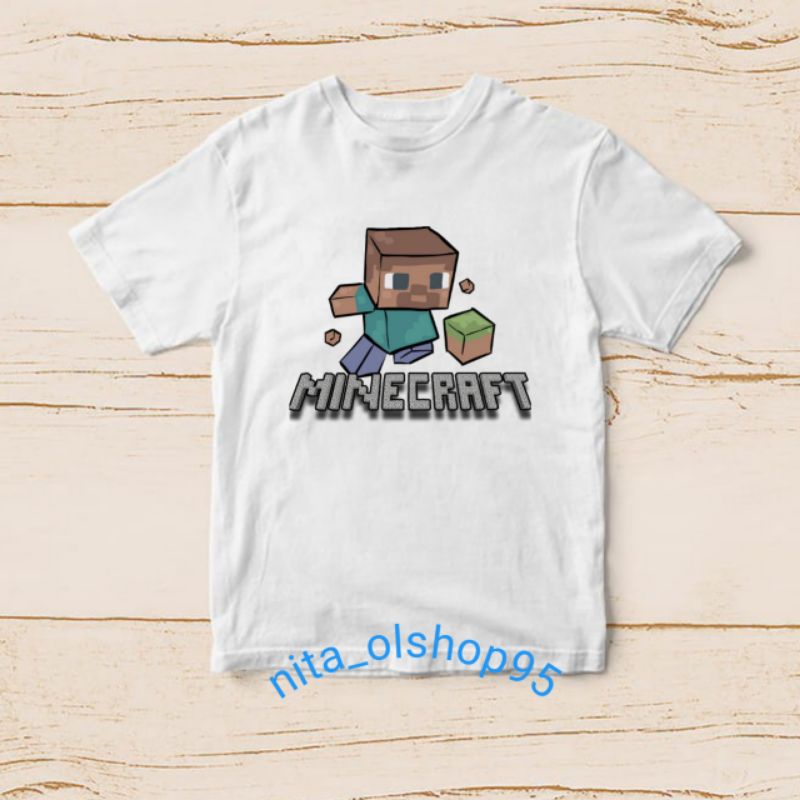 baju minicraft Minecraft / baju anak karakter