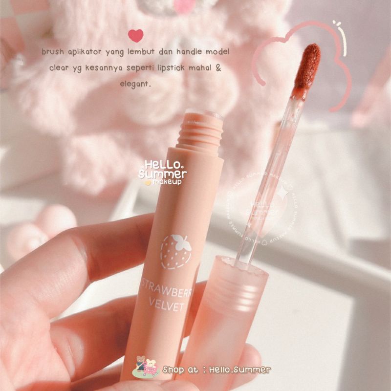 𝐋𝐢𝐩𝐦𝐚𝐭𝐭𝐞 - STRAWBERRY VELVET LIPYOU MATTE