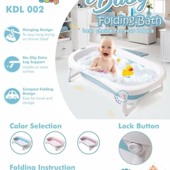 Kandila Baby Folding Bath KDL002 - Bak Mandi Bayi