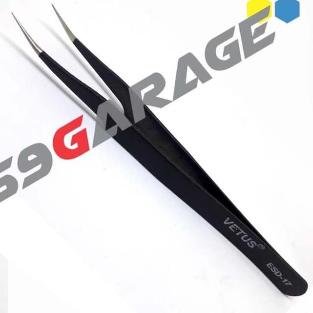 

BCG tweezer / pingset no 17 super fine tip curve 110mm (model kitt) Seller
