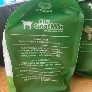 Etta goat milk HNI HPAI susu kambing etawa bubuk isi 10 sachet | Shopee