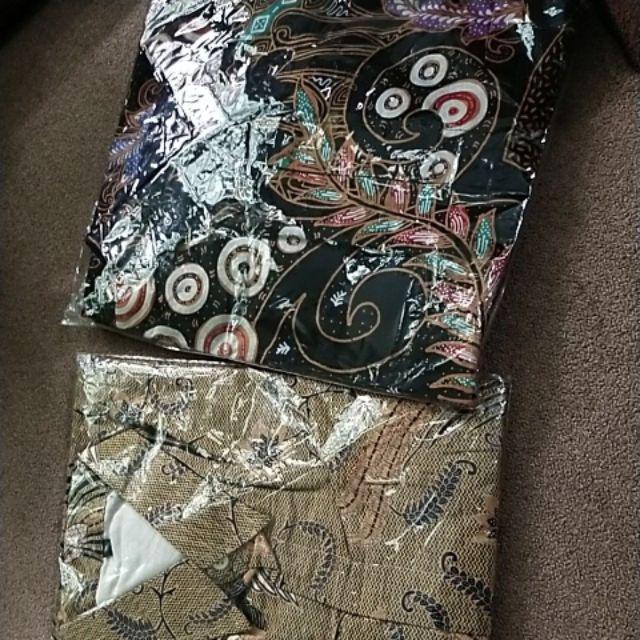 Kemeja Batik Tulis Berfuring Kombinasi Halus Tebal Adem Nyaman Di Pakai Fashion Pria Songket High Qc