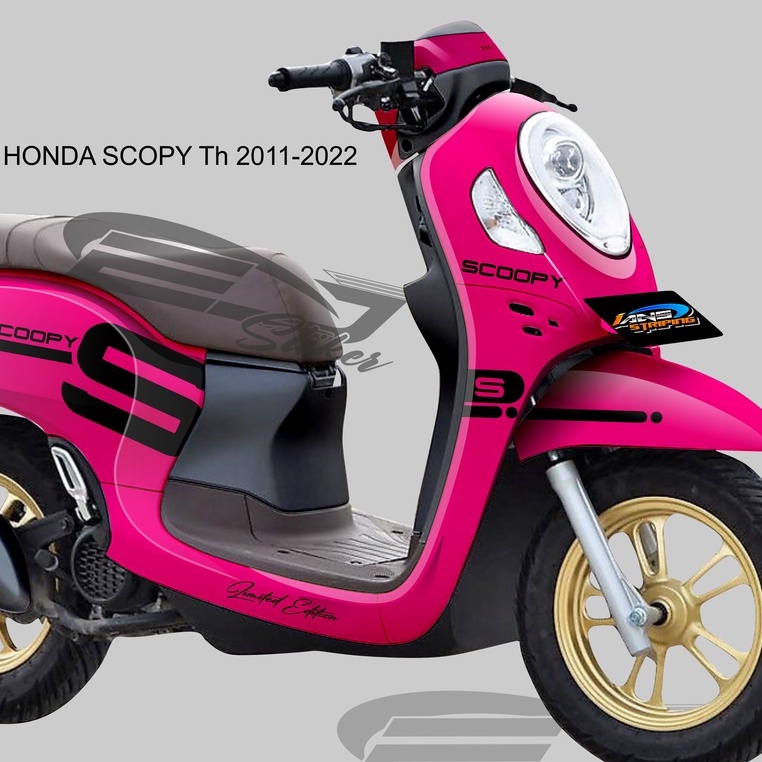 STICKER DECAL SCOOPY 2021 2022 FULL BODY / STIKER SCOOPY WARNA CANTIK