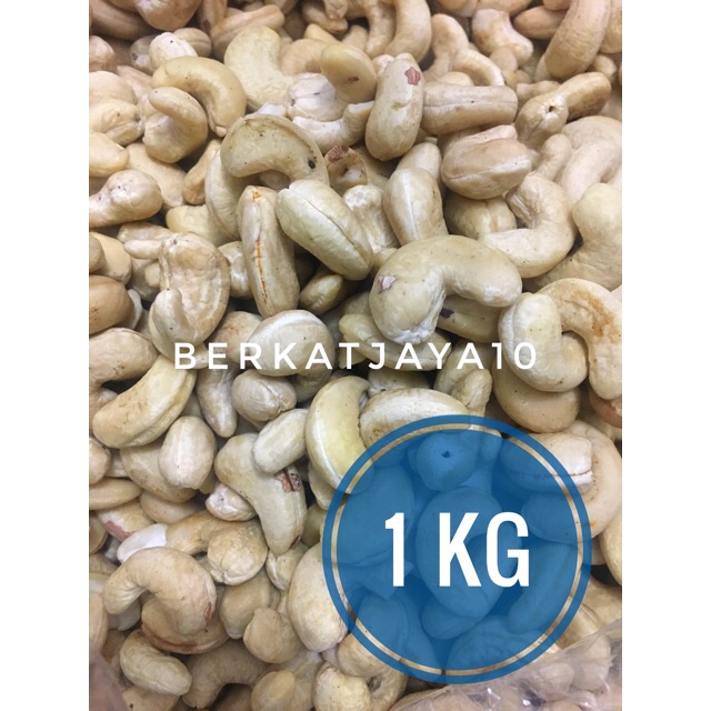 1 kg Kacang Mede Mete utuh Jumbo mentah asli