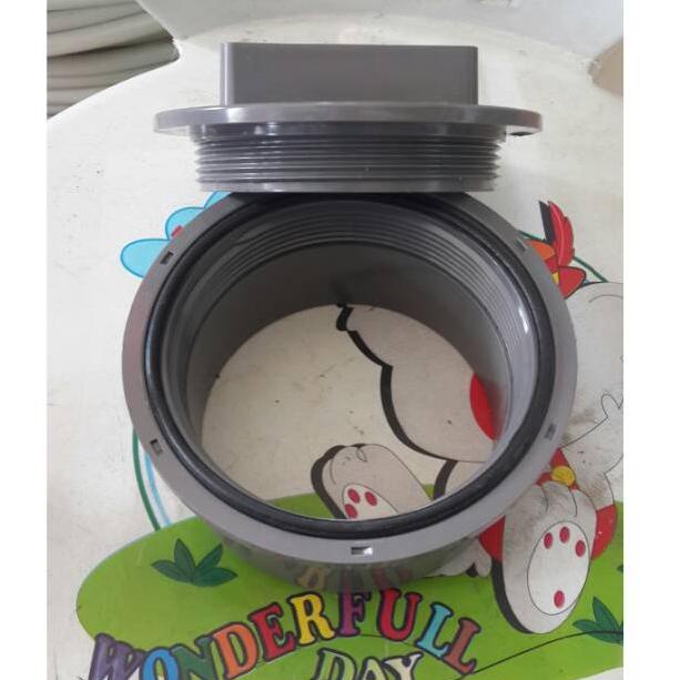 ¤ Clean Out 4" Inch RUCIKA CO Dop Tutup Pipa Lubang Kontrol SepticTank Dop Drat Tutup Pipa Pvc Paral