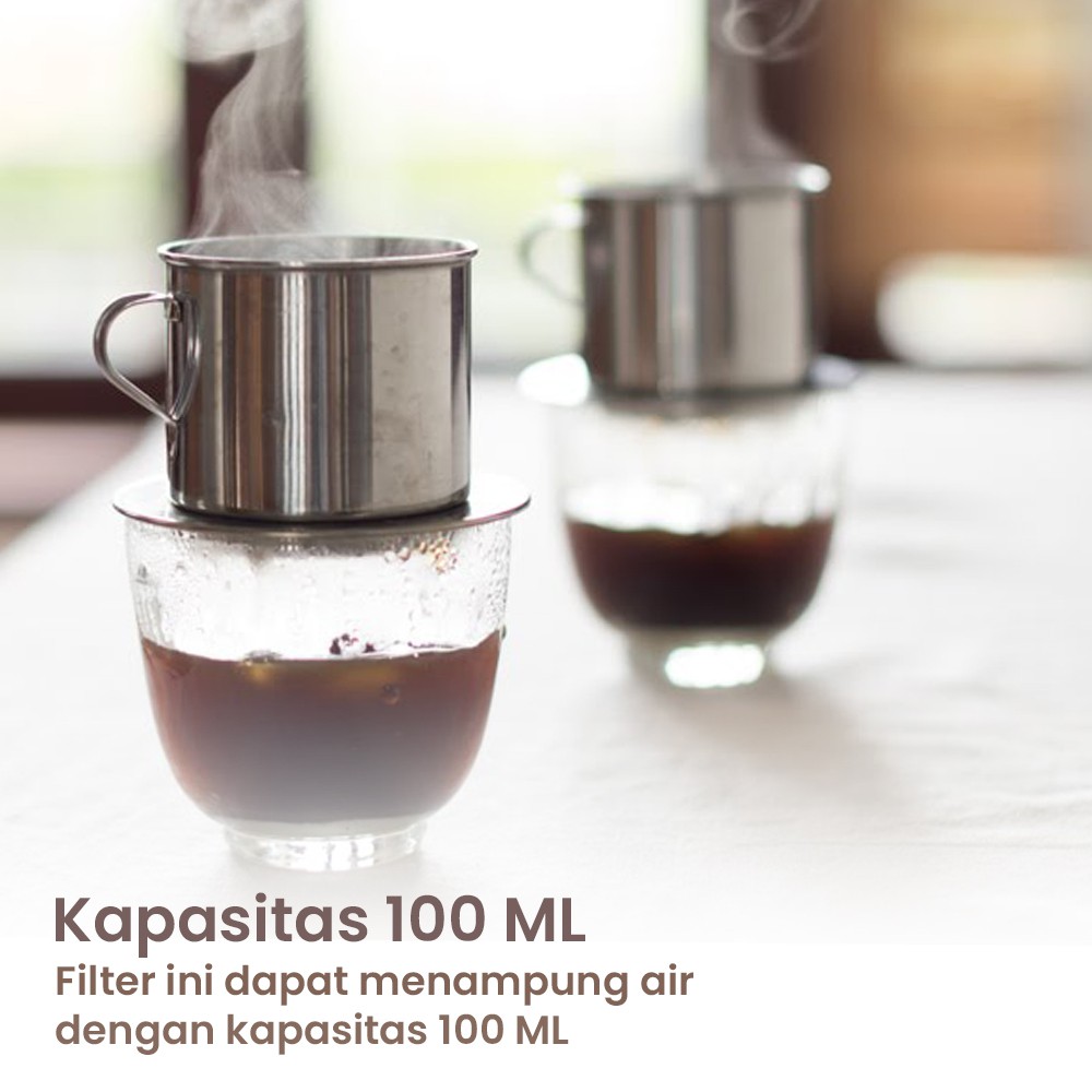 Coffee Drip Saringan Kopi Vietnam Dripper Stainless Steel