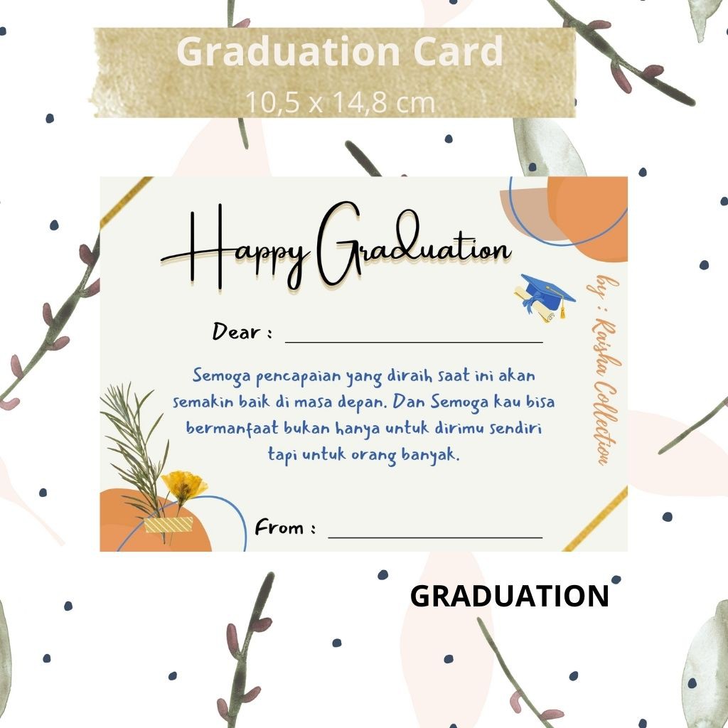 RC Kartu Ucapan/Greeting Card/Gift Card/Kartu Wedding Anniversary Birthday Congratulation Graduation