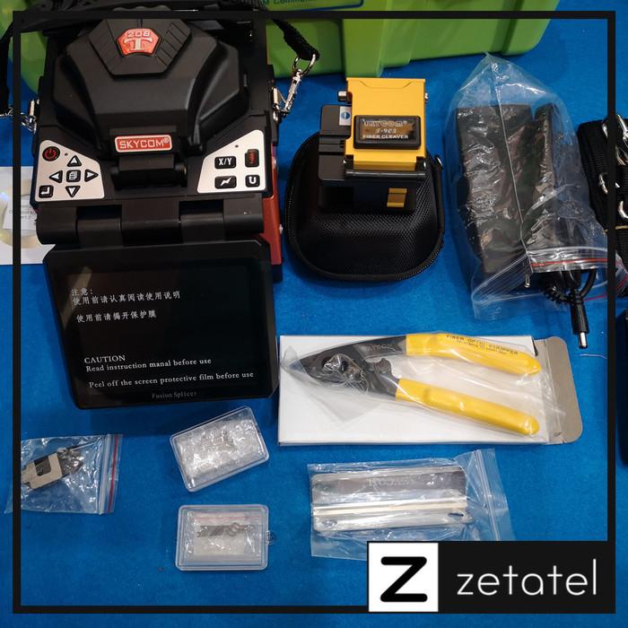 skycom fusion splicer T208 optical fusion splicer