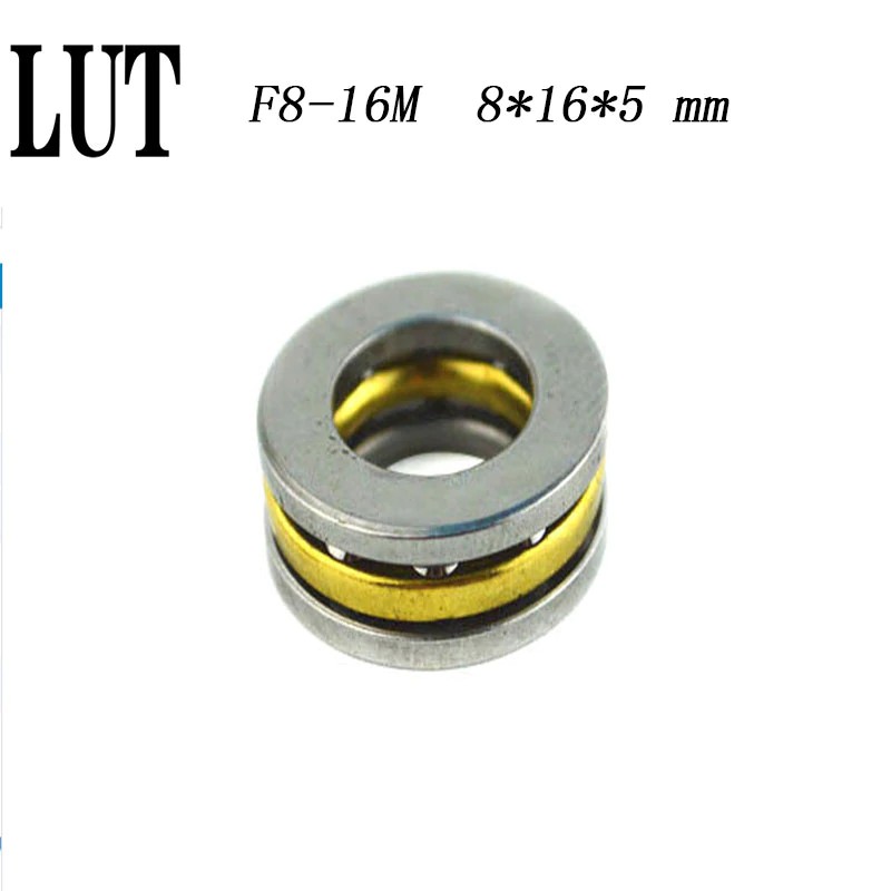30pcs/Lot Axial Ball Thrust Bearing F8-16M 8mmx16mmx5mm ABEC-5 8x16x5 mm  F8-16M  bearing high