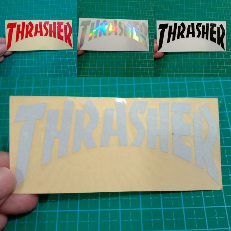 

sticker cutting tulisan thrasher