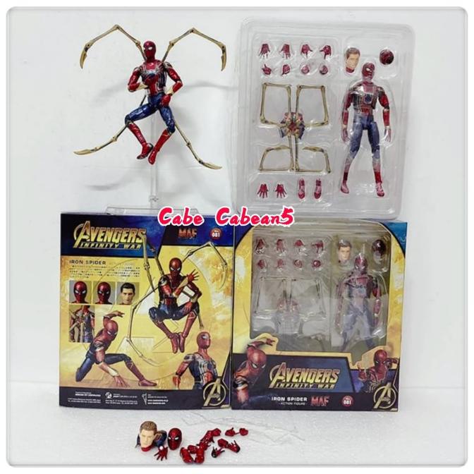SHF MAFEX IRON SPIDER INFINITY WAR MARVEL AVENGERS SPIDERMAN
