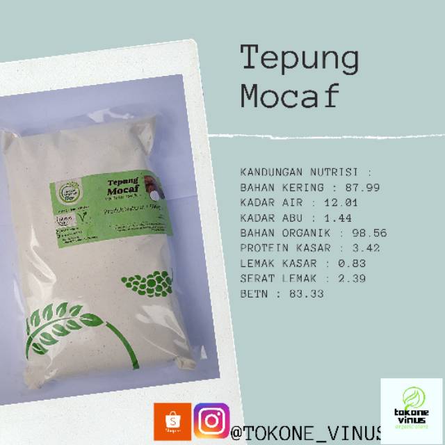 

Tepung Mocaf 500gr《Lingkar Organik》