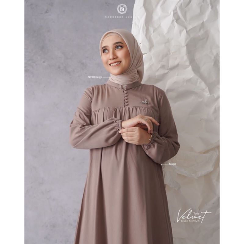 velvet tunik by nadheera