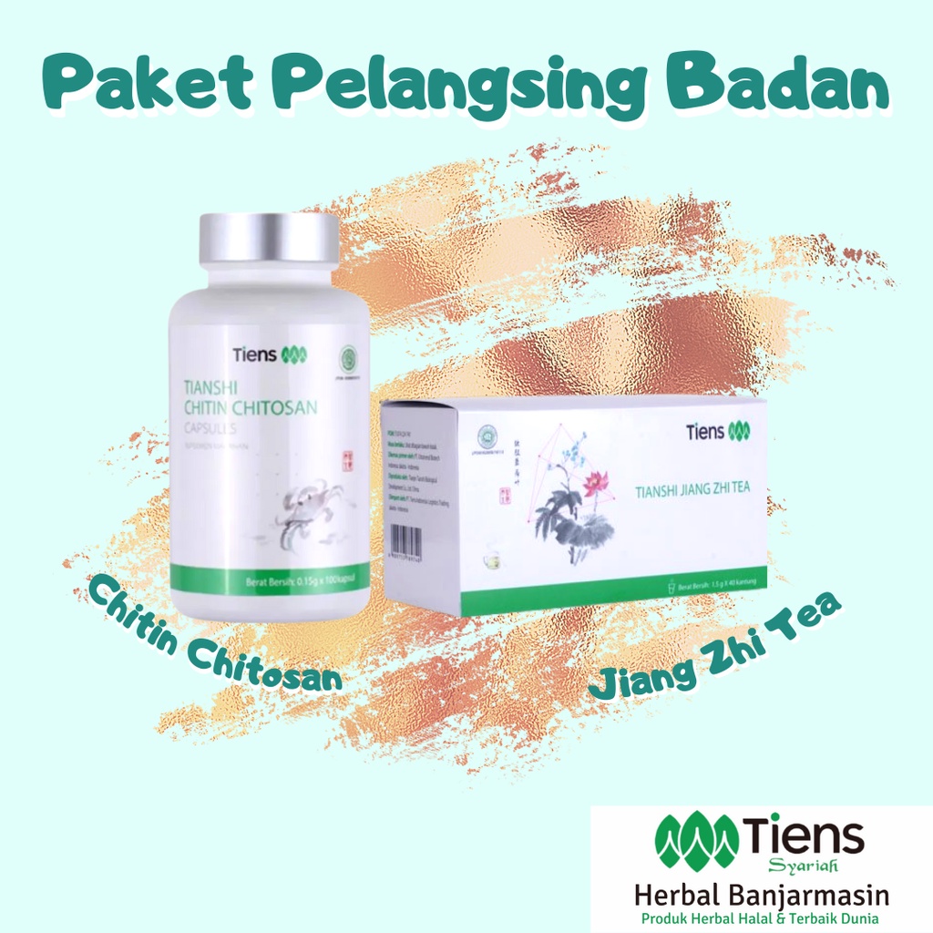 [READY] Pelangsing Badan | Jian Zhi Tea Tiens | Chitin Chitosan Tiens | Grape Extract Tiens | Pelang