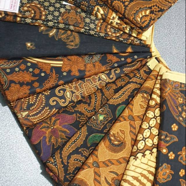 KAIN BATIK SOGA KUNING KAIN PRIMISIMA CENT KAIN KHAS KLASIK PAKEM