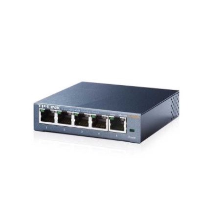 Switch hub tp-link 5 port metal 1000Mbps gigabit lan rj45 ethernet MDI/MDIX tl-sg105 - tplink sg-105