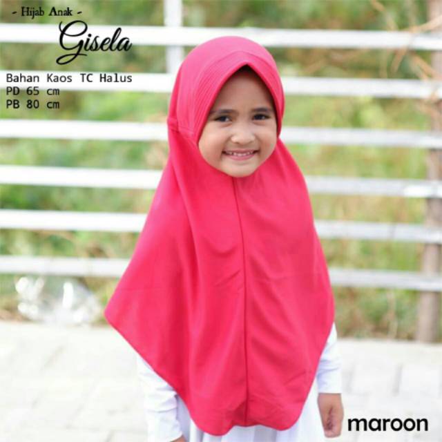 TERMURAHH!!! HIJAB ANAK / JILBAB ANAK SERUT POLOS PREMIUM - BAHAN KAOS TC HALUS - BEST SELLER