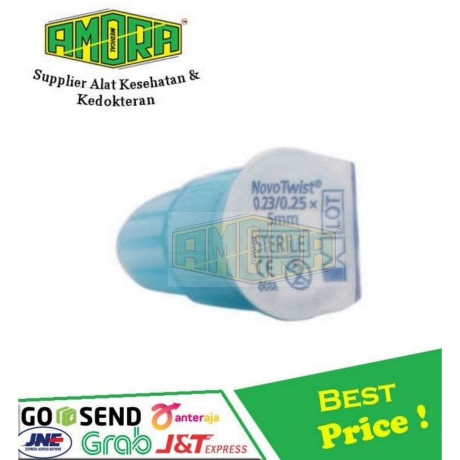 Jarum insulin Novotwist 5mm Per pcs