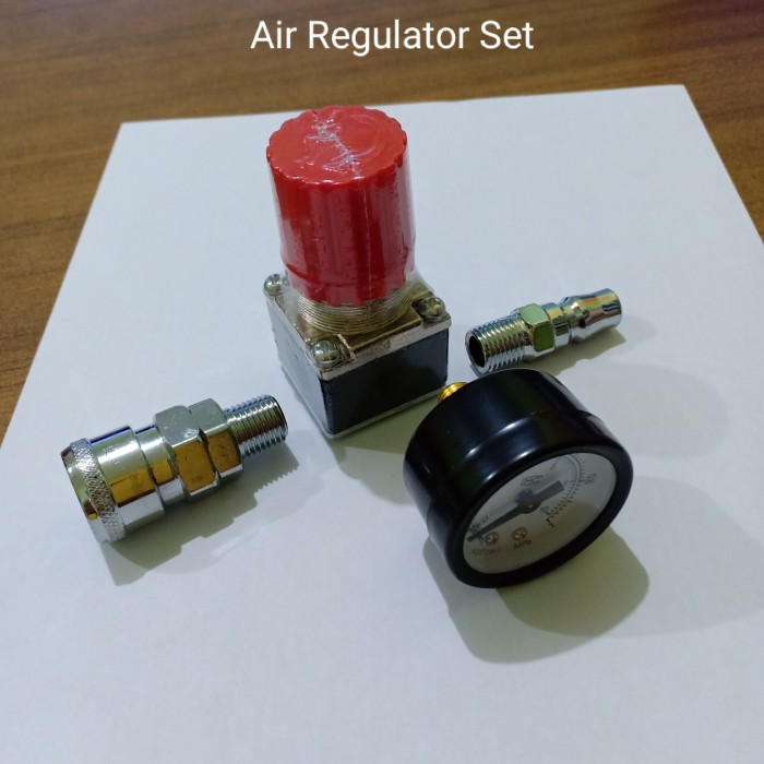 Regulator kompresor dgn meteran dan coupler set