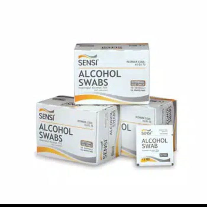 alcohol swab sensi isi 100pcs