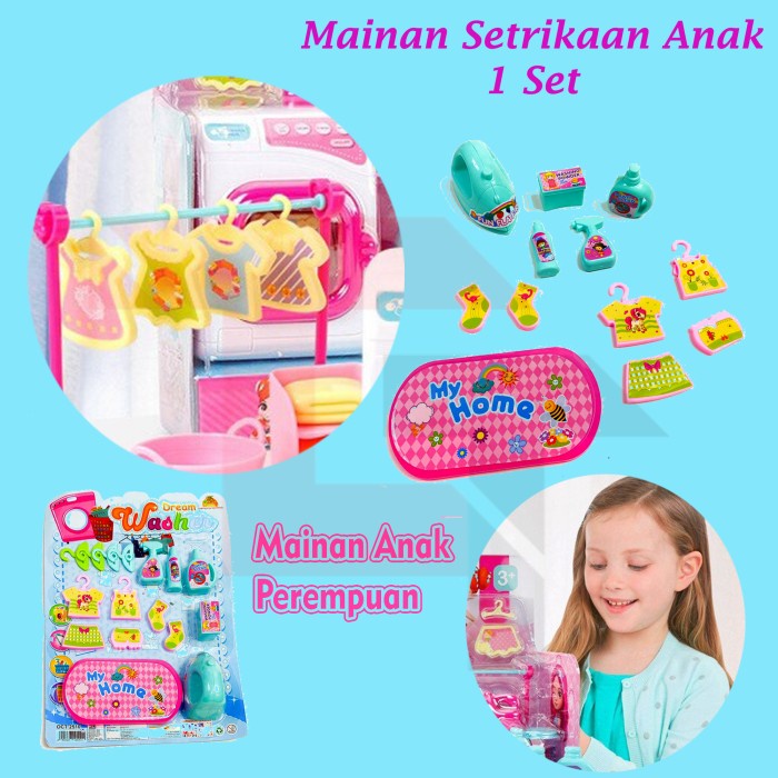 MAINAN SETRIKA SETRIKAAN DREAM WASHER SET - MAINAN ANAK PEREMPUAN