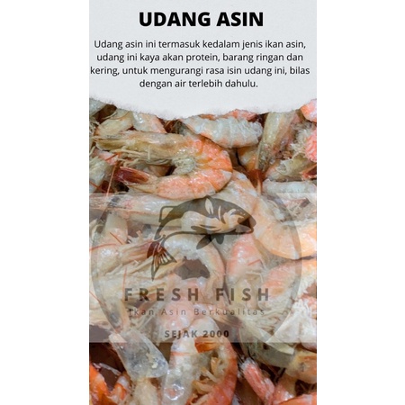 

Udang Asin / Udang Ikan asin / Udang Besar / Udang ringan 250gram