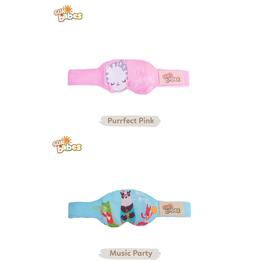 homimart I Sun babes Baby Eye Mask / Kacamata jemur / penutup mata bayi / sunbabes