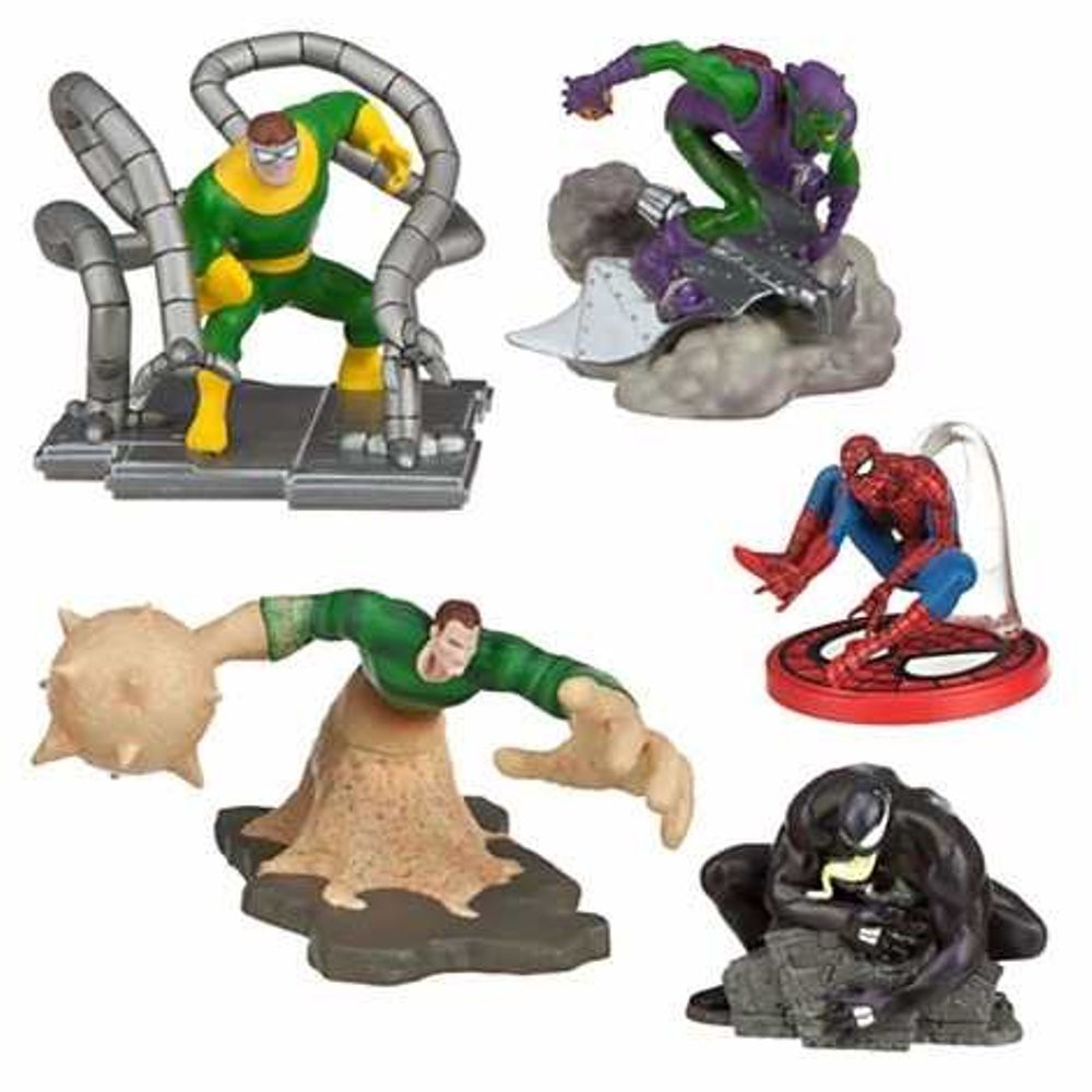 Disney Marvel Spider-Man Exclusive 5-Piece PVC Figurine Playset