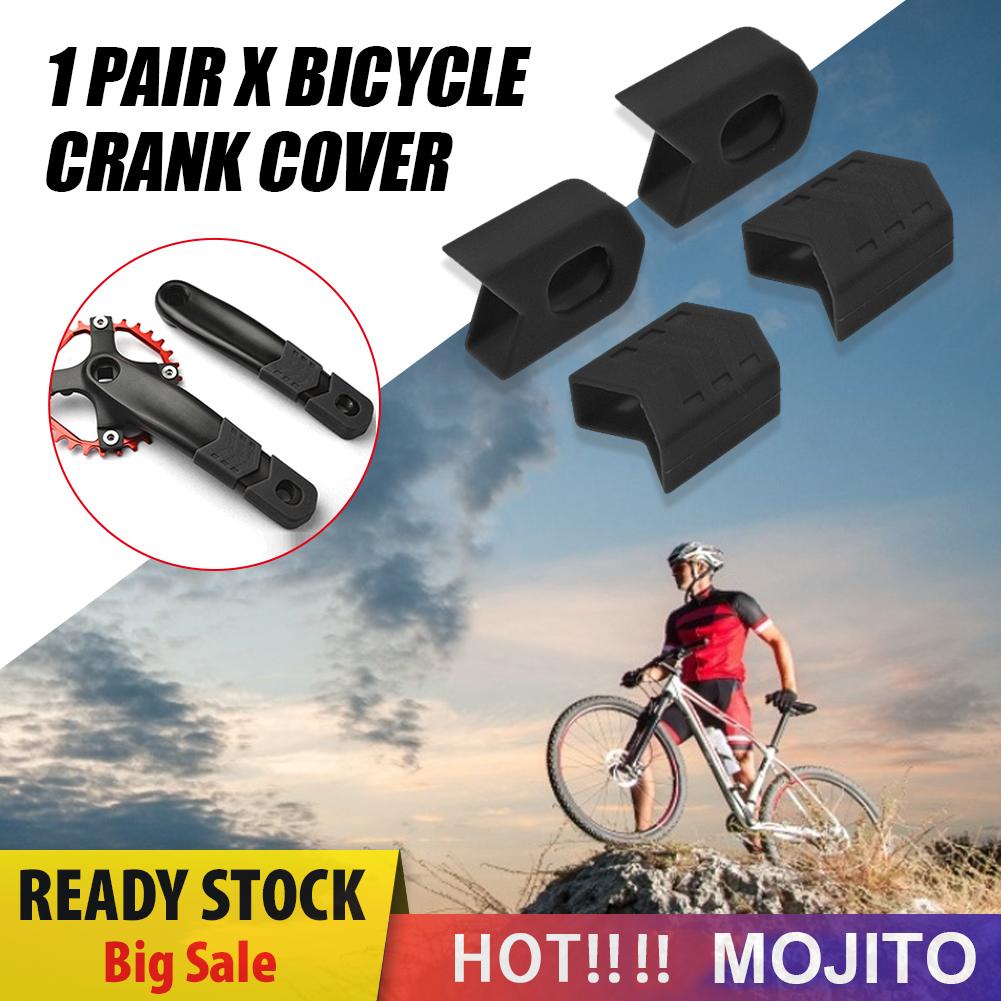 1 Pasang Cover Pelindung Crankset Sepeda Mtb Bahan Silikon