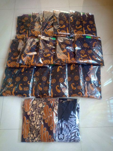 Keris Emas Kemeja Batik Pria Full Furing Katun Primisima Batik Solo Batik Pria Eksklusif Modern