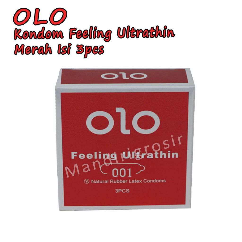 OlO*Feelling Ultrathin *Kondom 0.01mm*Tissue Magic *Isi 3 pcs * kondom