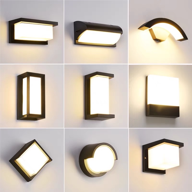 Lampu dinding e27 /wall lamp kotak outdoor /fitting e27/led