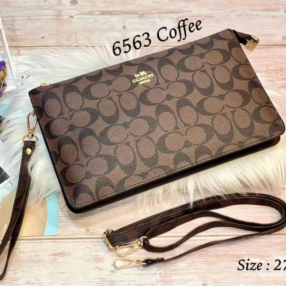 Clutch SELEMPANG coach 6563 3ruang SZ 27CM