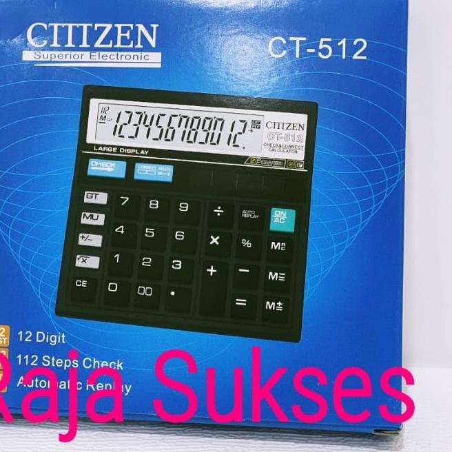 

Hot - Kalkulator Calculator CLTHZEN CT-512 12Digit Mirip Citizen ,,