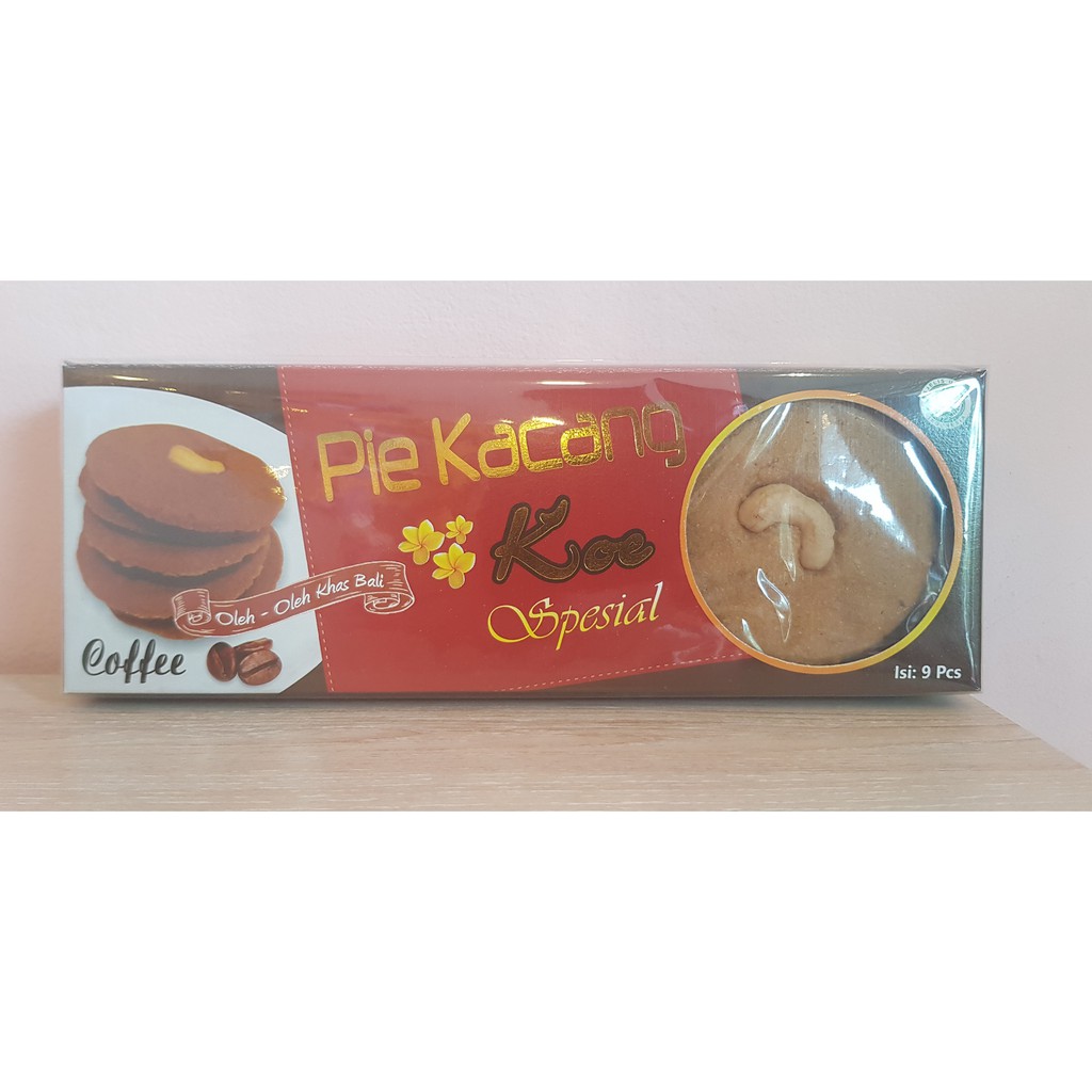 

Pie Kacang Koe Special Bali ( COFFEE, CINAMON & CHOCO CHIPS)