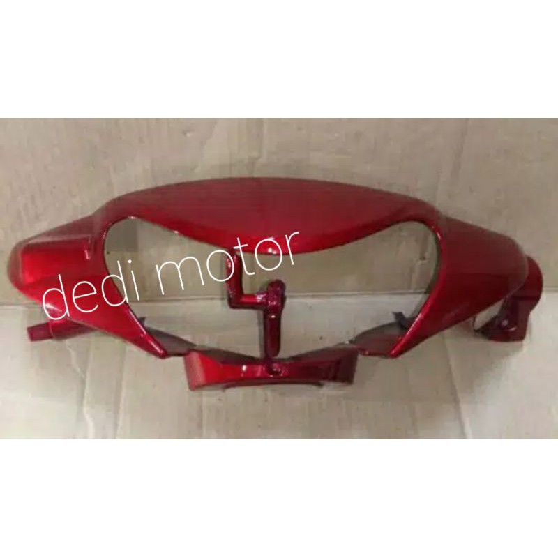 Batok depan belakang satu set Mio smile Merah / cover batok depan mio smile merah maroon