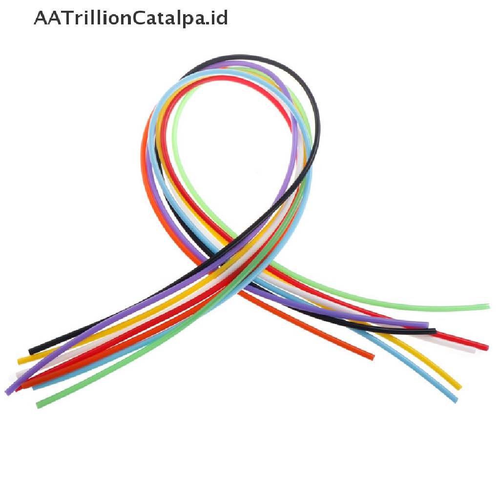 (AATrillionCatalpa) Selang Pipa Tabung Silikon Food Grade Warna-Warni Diameter 4x6mm Panjang 1M