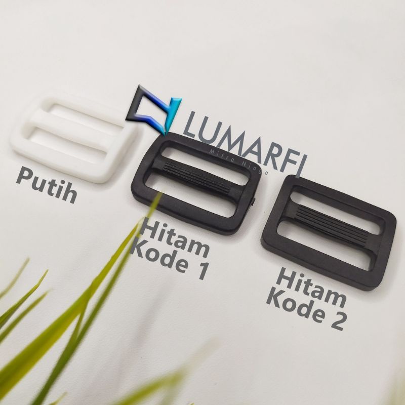 [PACK] Ring Jalan Plastik 2,5 cm Hitam Murah / Ring Jalan Adjuster Tali Selempang Tas