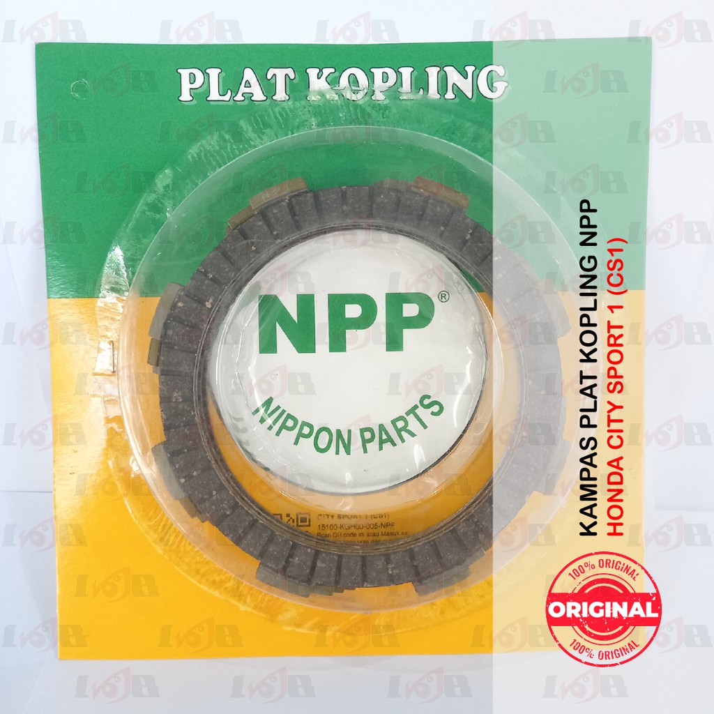 NPP Kampas Plat Kopling CS1 City Sport 1 KGH Clutch 5 Lembar