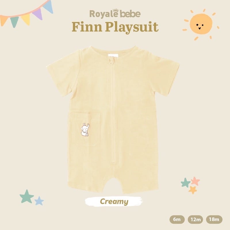 Royale Bebe Finn Playsuit - Romper Sleepsuit Bayi