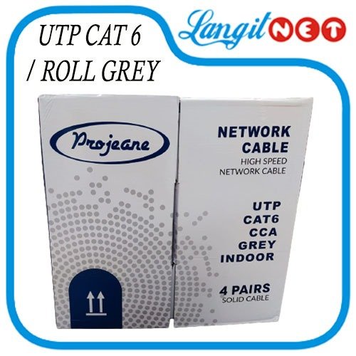 PROJEANE CABLE UTP CAT6 - ROLL GREY