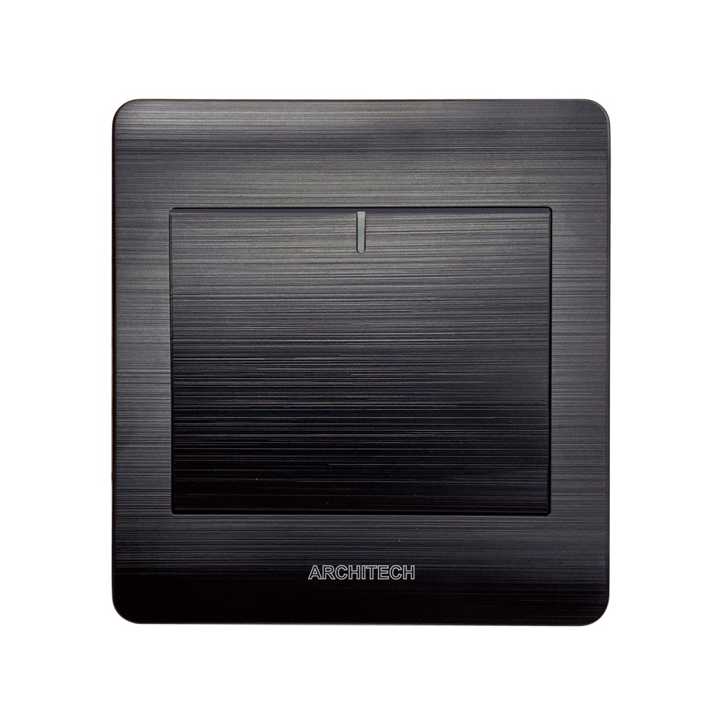 SAKLAR SINGLE 1 GANG HITAM PLATINUM BLACK ARCHITECH