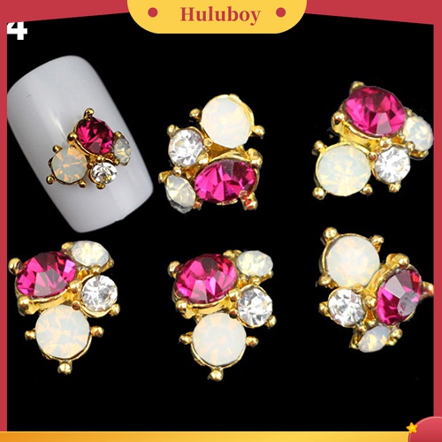 Huluboy Huluboy♡ 10pcs Kristal Berlian Imitasi 3D DIY Untuk Dekorasi Manicure