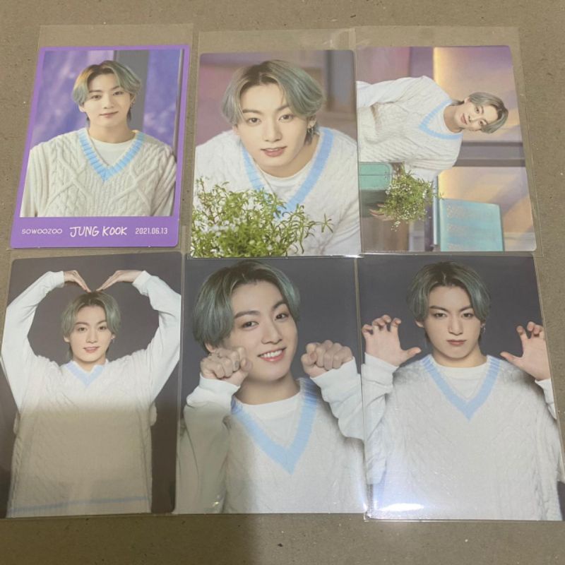 Bts sowoozoo mpc mini photocard official jungkook jk jeon junng kook unyel maung love