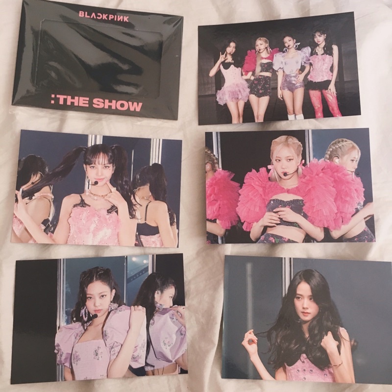 BLACKPINK THE SHOW DVD 2021 FRAME PHOTO SET LISA JENNIE ROSE JISOO YG SELECT