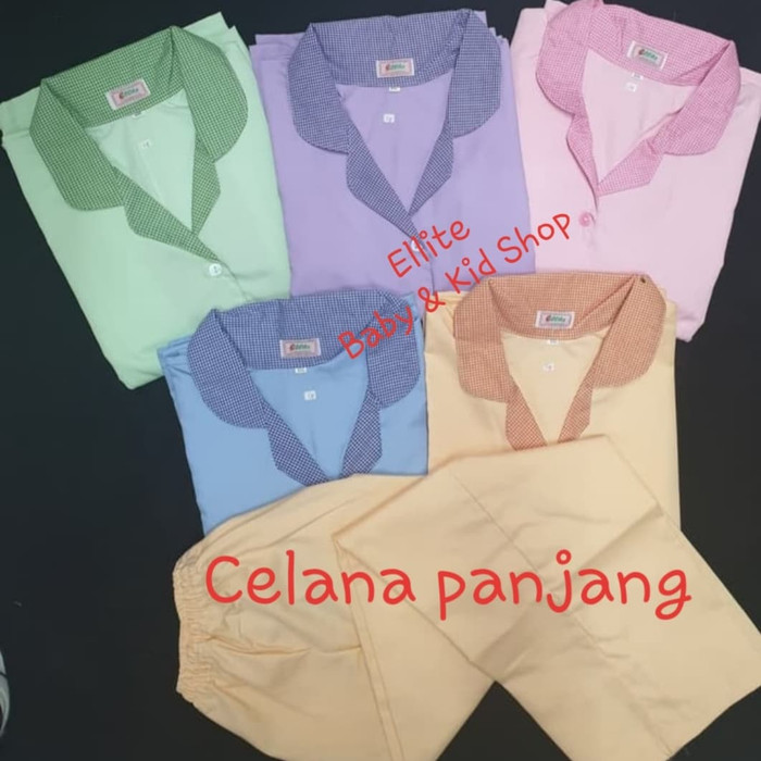 Promo 4.4 kak           BAJU SERAGAM SUSTER JUMBO UK XXXL (BAJU PENDEK + CELANA PANJANG