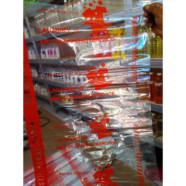 PLASTIK LAUNDRY ( sablon )