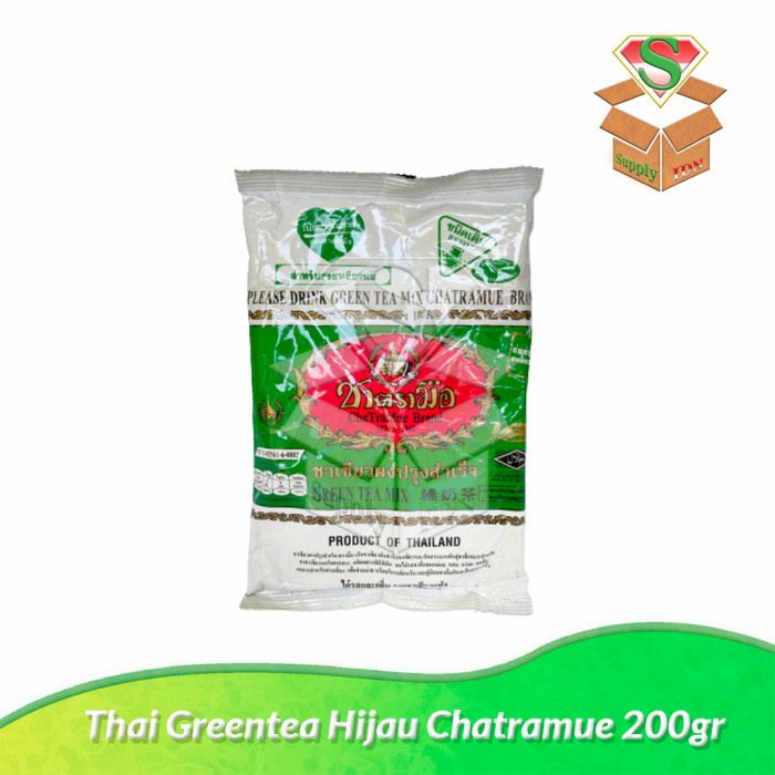 

(BISA COD) Thai Green Tea ChaTraMue 200gr
