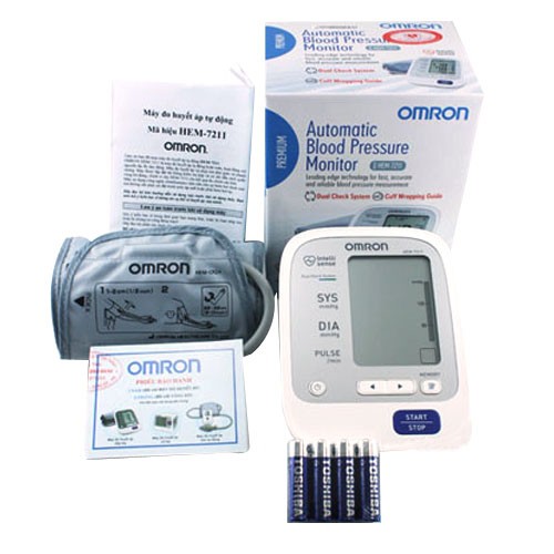 OMRON HEM-7211 AUTOMATIC BLOOD PRESSURE MONITOR TENSIMETER DIGITAL