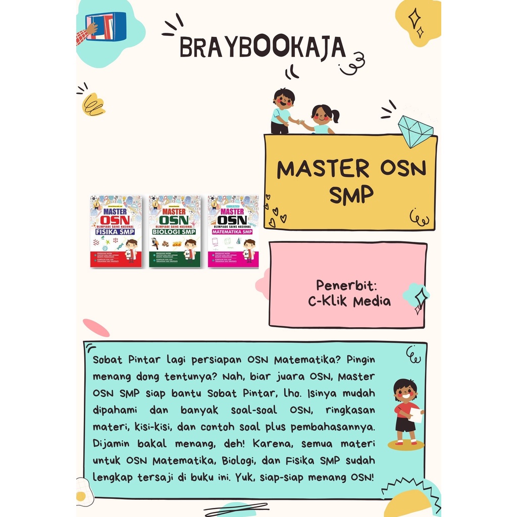 BUKU OSN SMP : MASTER OSN SMP / Buku SMP / Buku OSN